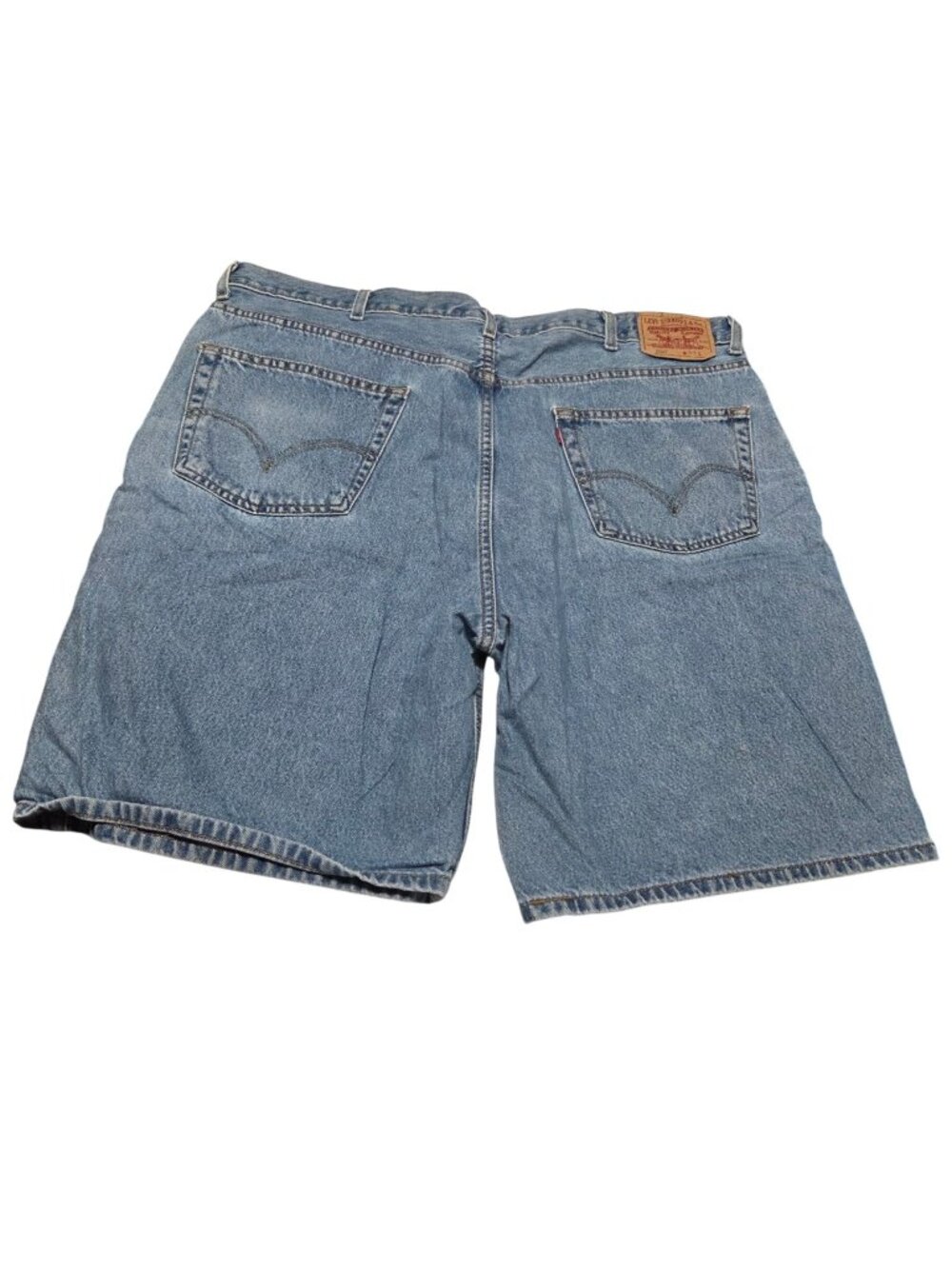 Levis 550 Jean Shorts Mens Size 44 Relaxed Fit Light Wash Denim Jorts Summer